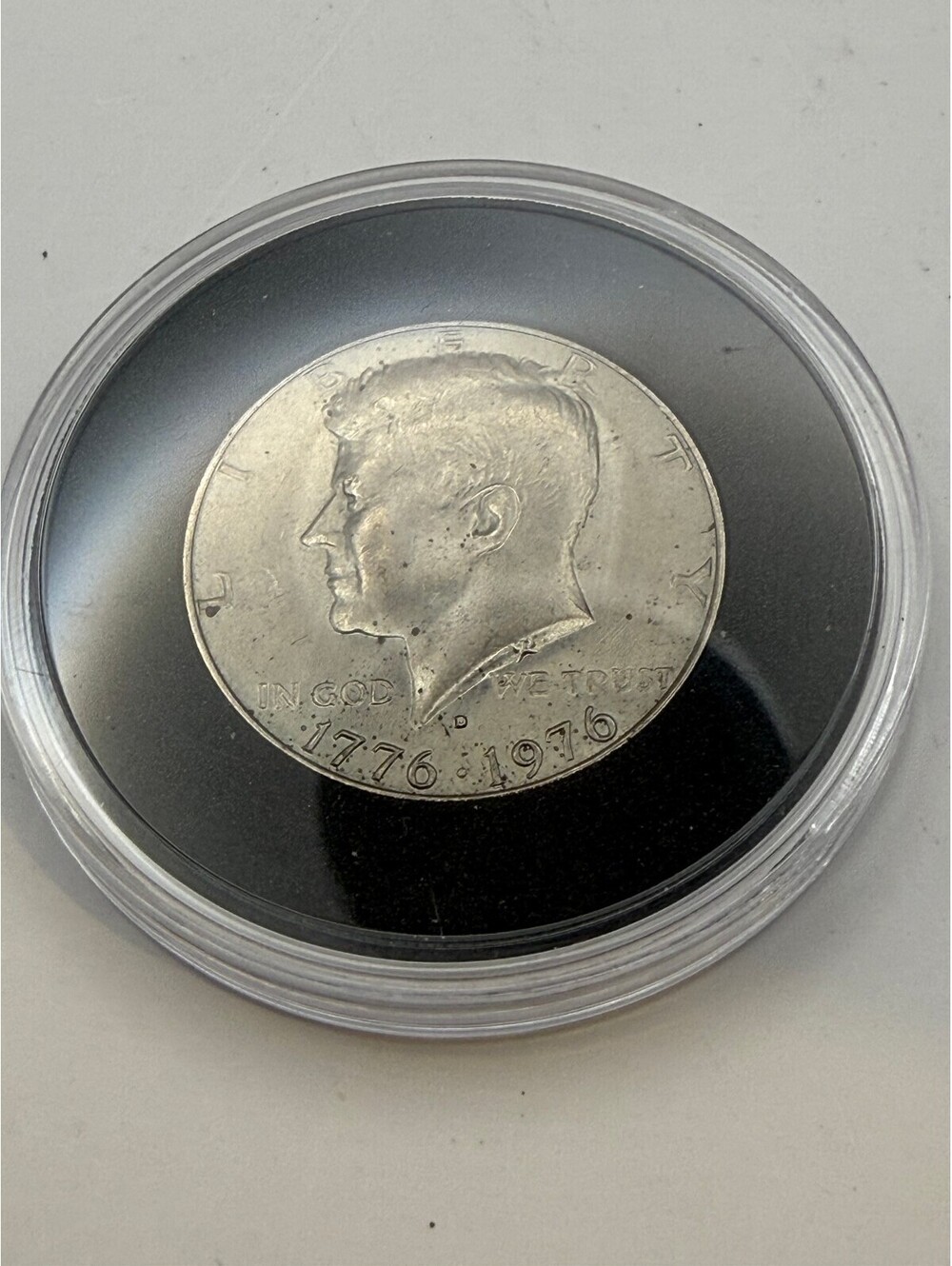 1776-1976 D Kennedy Half Dollar Bicentennial Independence Hall US Coin